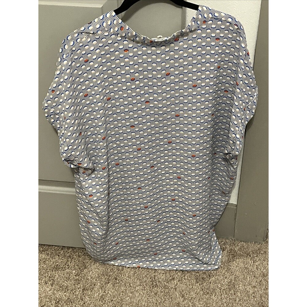 Pleione | Women's Black and White Pattern Sleeveless Top | Size: XL - Picture 2 of 5